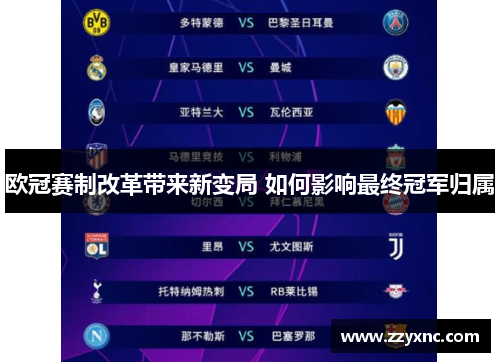 欧冠赛制改革带来新变局 如何影响最终冠军归属